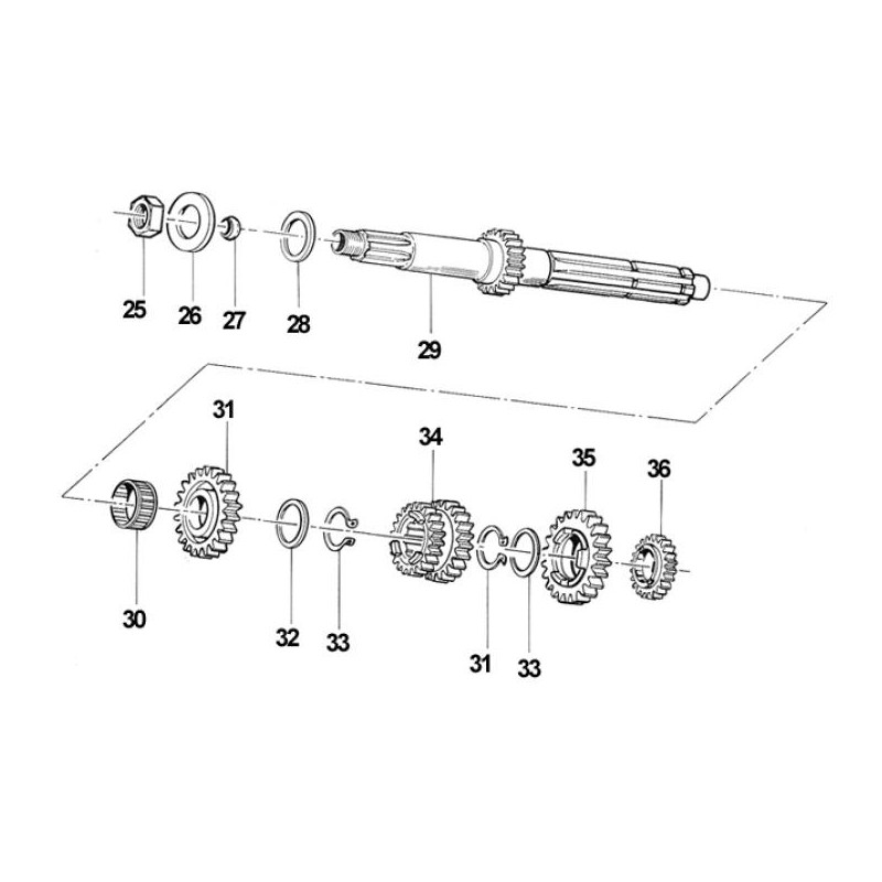 Wellendichtring Simmerring 5x9x2 (Kupplungs Peilstab)