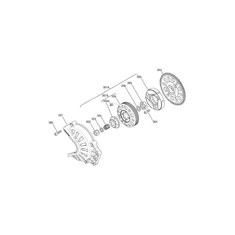 Cloche d'embrayage Iame KF Reedster, MONDOKART, kart, go kart