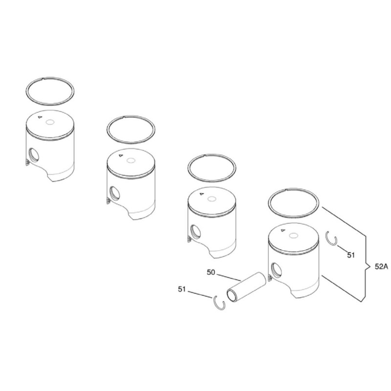 Piston IAME X30 125cc Shifter (gears), mondokart, kart, kart