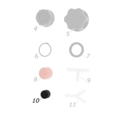 Petit Bouchon réservoir (noir) CRG, MONDOKART, kart, go kart