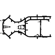 Body Frame Chassis CRG KZ - OK - OKJ, mondokart, kart, kart