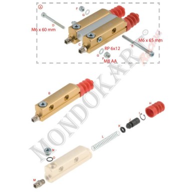 Brake pump seal Ø13-8mm OTK TonyKart, mondokart, kart, kart