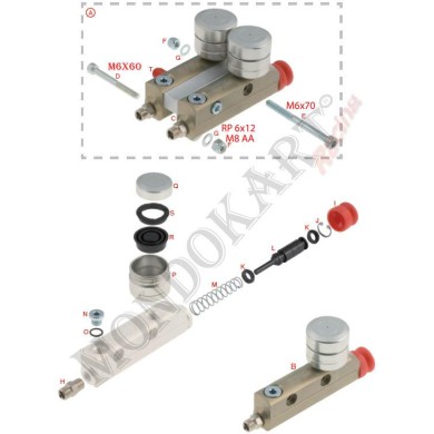 Seeger piston pump OTK TonyKart, mondokart, kart, kart store