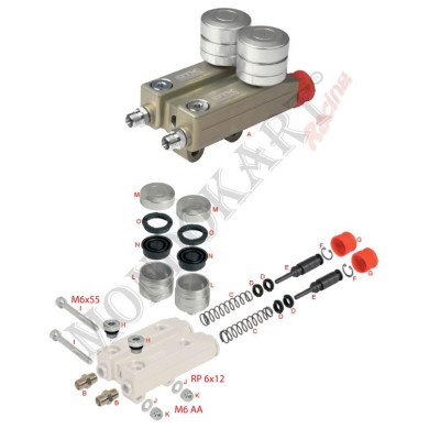 Pumpe kurz staubige Gummikappe BS5-6-7 RED BS5 - BS6 - BS7 OTK