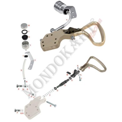 Perno Ø 8 x 18 mm OTK TonyKart, MONDOKART, kart, go kart