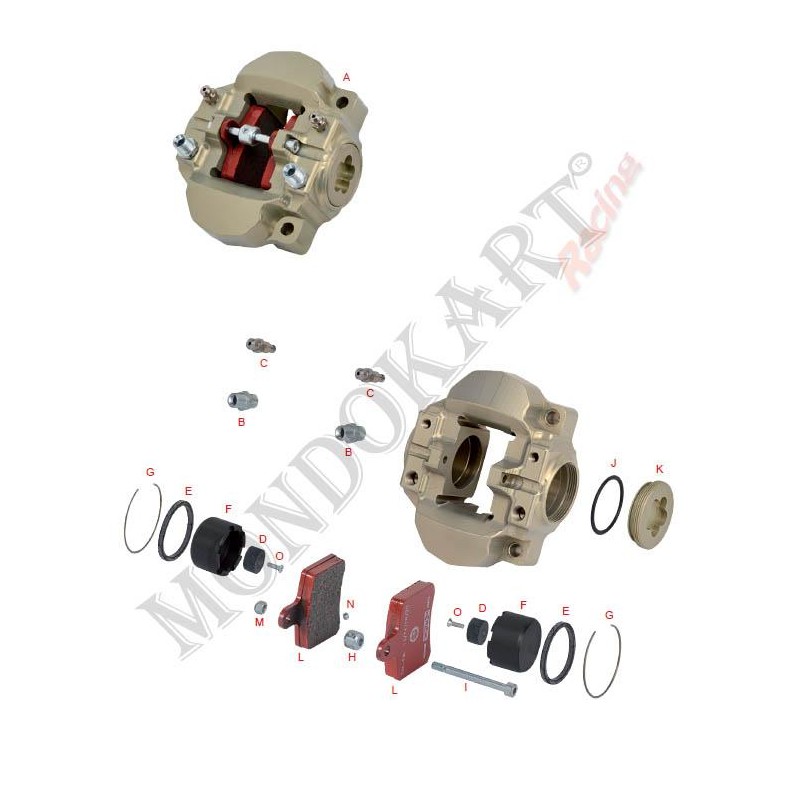 Vite Testa Svasata M4x14 mm, MONDOKART, kart, go kart, karting