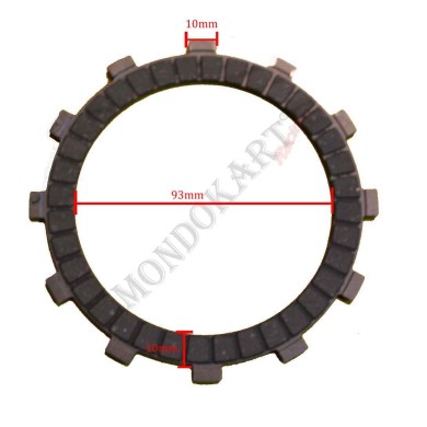 Disque Embrayage Iame Screamer (1-2) KZ, MONDOKART, kart, go