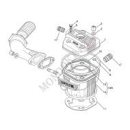 Iame Zylinder Wasseranschluss, MONDOKART, kart, go kart