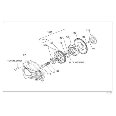 Soporte Corona Embrague Iame Swift (a partir de 2015)