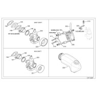 Distanziatore in nylon carburatore Iame Swift 60cc, MONDOKART