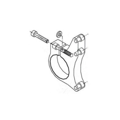 Soporte adicional del motor de arranque Iame EASYKART -
