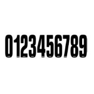Silvered racing CRG Numbers, mondokart, kart, kart store