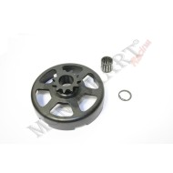 Clutch Drum with sprocket 100cc Piston Port, mondokart, kart