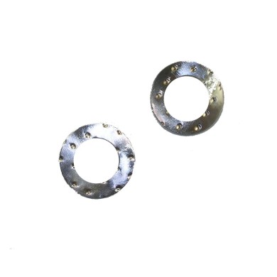 Rondelle Bronze argenté 18mm, MONDOKART, kart, go kart