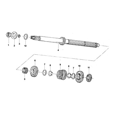 Rollenkäfig in 2 primären Wellenstücke TM, MONDOKART, kart, go