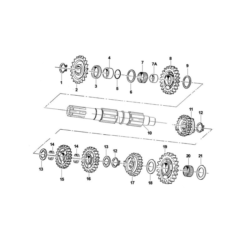 Entretoise Pinion TM, MONDOKART, kart, go kart, karting, pièces