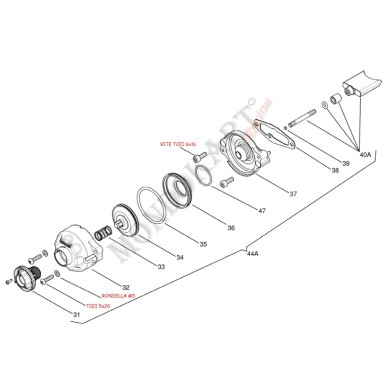 Joint torique 146 75 FPM Iame KF - OK, MONDOKART, kart, go