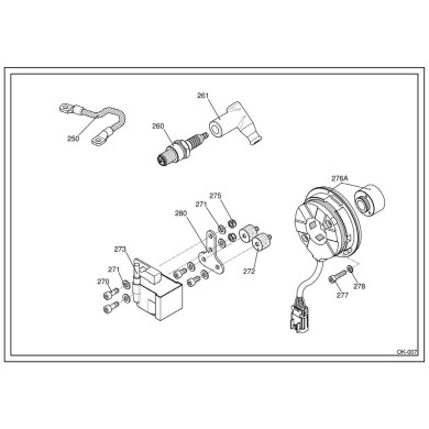 CDI Box / Coil Engine OKJ Blue, mondokart, kart, kart store