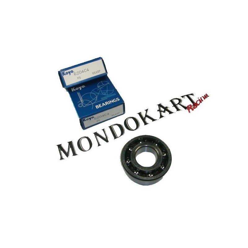 Roulement 6204 C4 Koyo, MONDOKART, kart, go kart, karting
