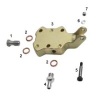 Tornillo M 5x 25 vástago rectificada M6 CRG, MONDOKART, kart