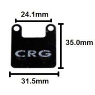 Brake Pad PUFFO 50cc CRG, mondokart, kart, kart store, karting