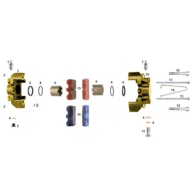 Parapulvo Pinza Freno Trasera V09 V10 KF KZ CRG, MONDOKART